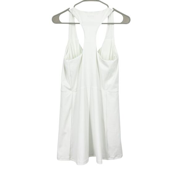 J Crew White Sports Dress With Shorts Side Slit Pickleball Tennis Size Small NWT - Picture 4 of 6